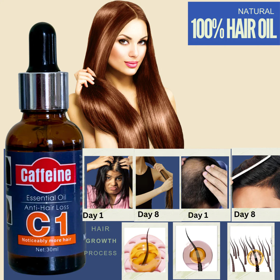 Caffeine Essential Anti Hair Loss Oil- Best for Hair