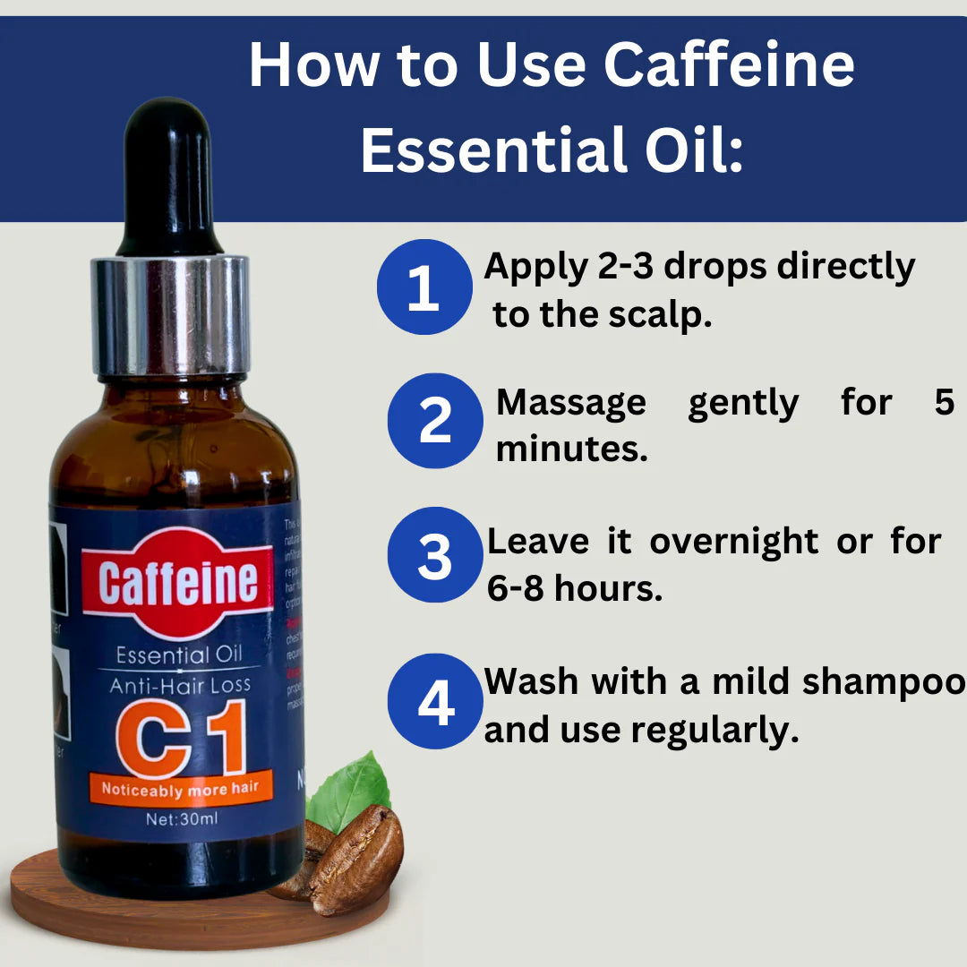 Caffeine Essential Anti Hair Loss Oil- Best for Hair